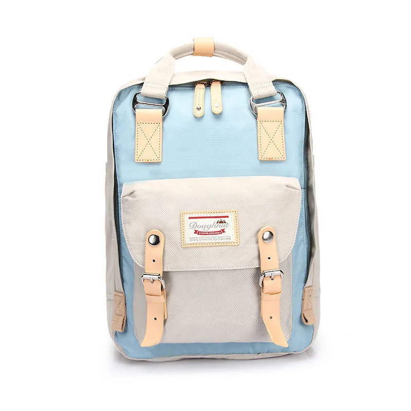  Donuts Double Shoulder Packs Girls' Backpacks High School Students Campus Oxford Canvas Bags New Tr - 33043871196