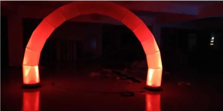 Гигантская надувная АРКА archway с RGB огнями и двумя воздуходувками 5 м x 3 м для свадьбы, вечерние, мяч, коммерческая реклама