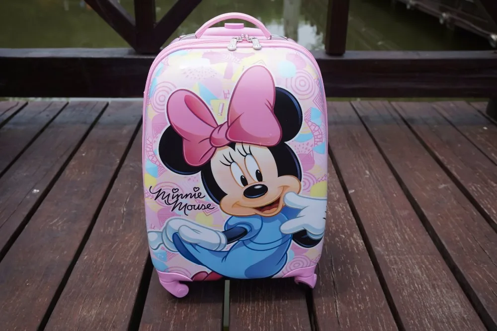 minnie mouse luggage bag