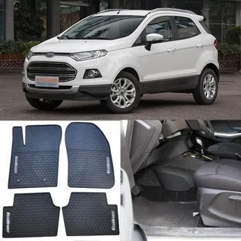 

High Quality Full Set All Weather Heavy Duty Black Rubber Floor Mats For Ford EcoSport