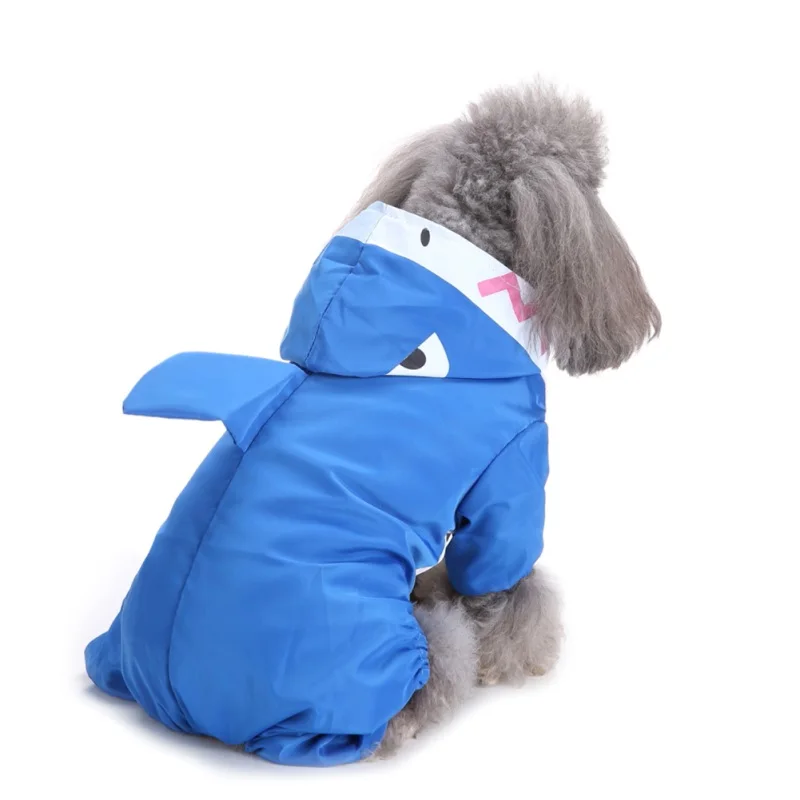Дождевик для собак и кошек с двойной основой, водонепроницаемые ветрозащитные куртки, верхняя одежда