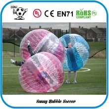 10 шт.(5Red+ 5 синий+ 2 воздуходувка) 0,8 мм ПВХ 1,5 м воздушный надувной шар бампера спортивные мячи тела. зорбинг мяч для продажи, футбольный мяч Зорб