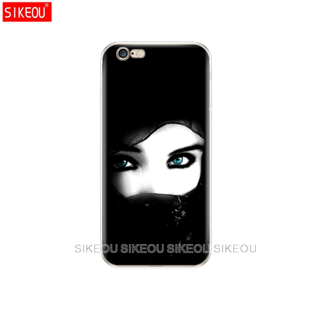 Силиконовый чехол для телефона Iphone 6X8 7 6s 5 5s SE 2020 Plus 10 XR XS 11 Pro Max с мусульманской