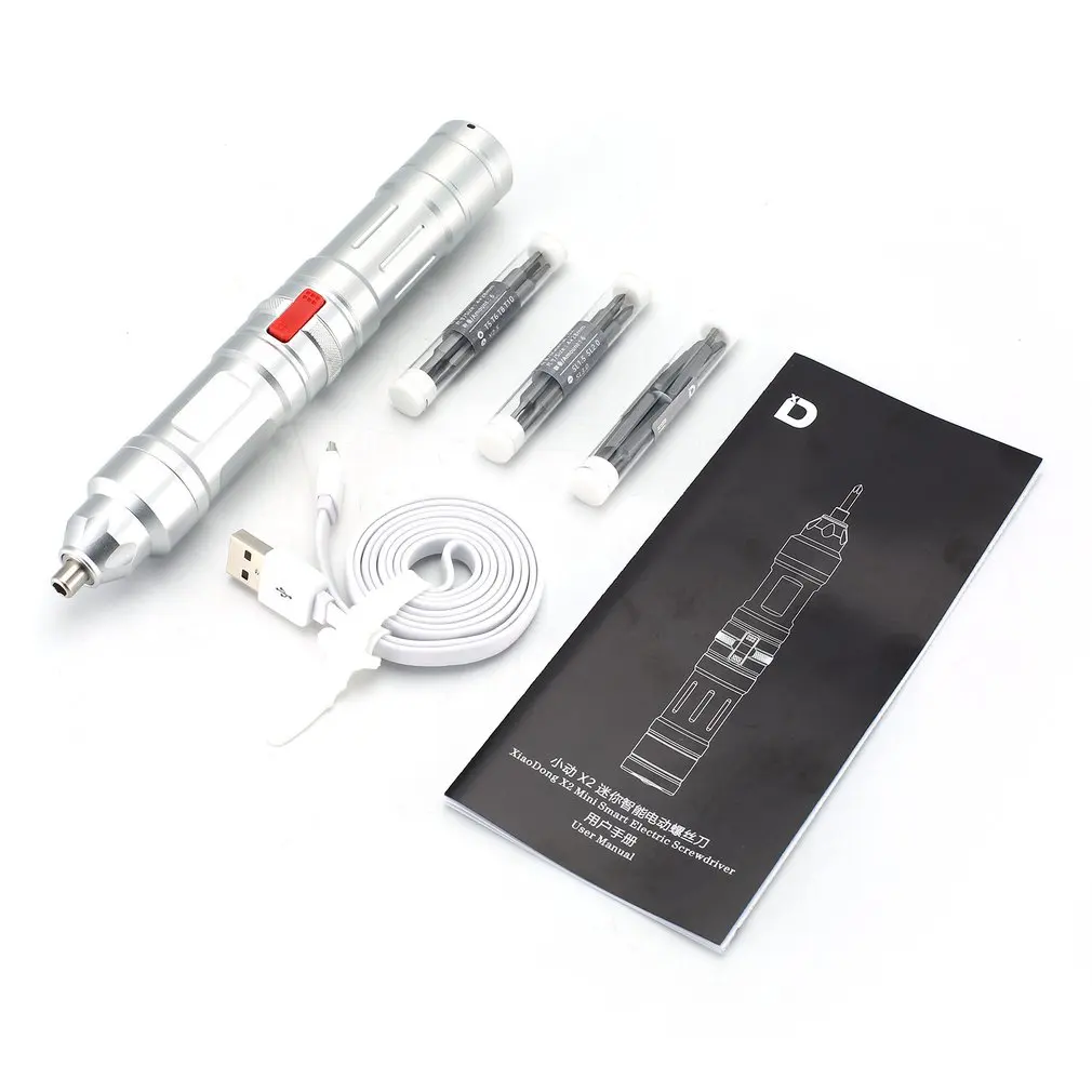 

Small Moving X2 Intelligent Body Electric Screwdriver 6Kg High Torque With Strong Light 300 Rpm Stepless Speed