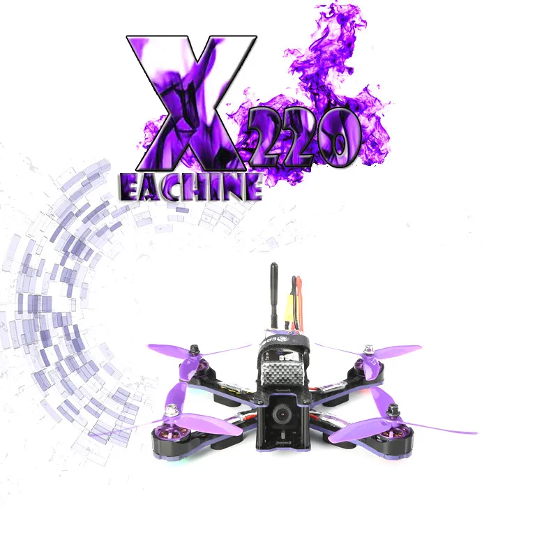 Eachine Wizard X220 FPV гоночный Дрон Blheli_S F3 6DOF 2205 2300KV двигатели 5,8G 48CH 200MW VTX ARF