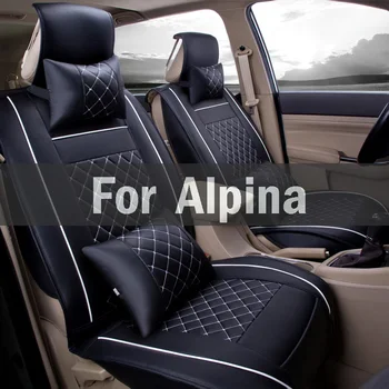 

A Set Car Seat Covers Universal Fit With Artificial Leather,Cushion Pad Mat For Alpina B3 B7 D5 Roadster D3 Xd3 B4 B6 B5