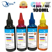 XIJIN 400 мл чернила для заправки картриджа универсальные комплект Применение для Deskjet для струйной печати фото, XP, стилус чернильные картриджи для принтера многоразовый СНПЧ реального Цвет