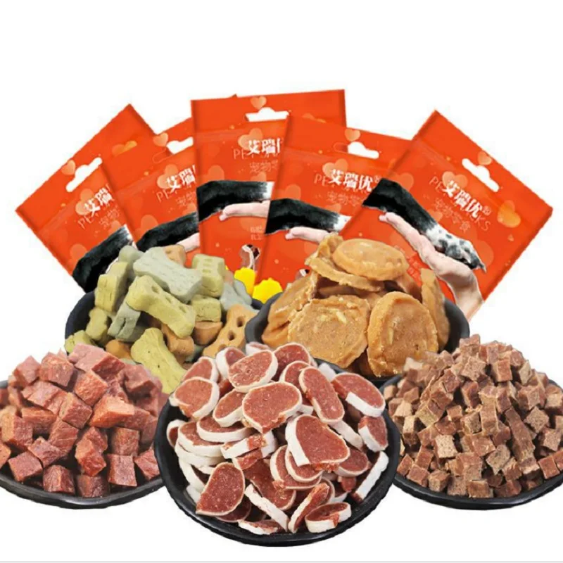

Dog Snacks combo Dog food Fresh Chicken Beef Pet Food Puppy Chew Clean Teeth Training reward Delicious Keep Healthy food feeder