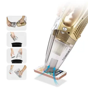 

DC 12V 100W Car Vacuum Cleaner Handheld Mini Super Suction Vacuum Cleaner Wet Dry Dual Use Car Cleaning Tool