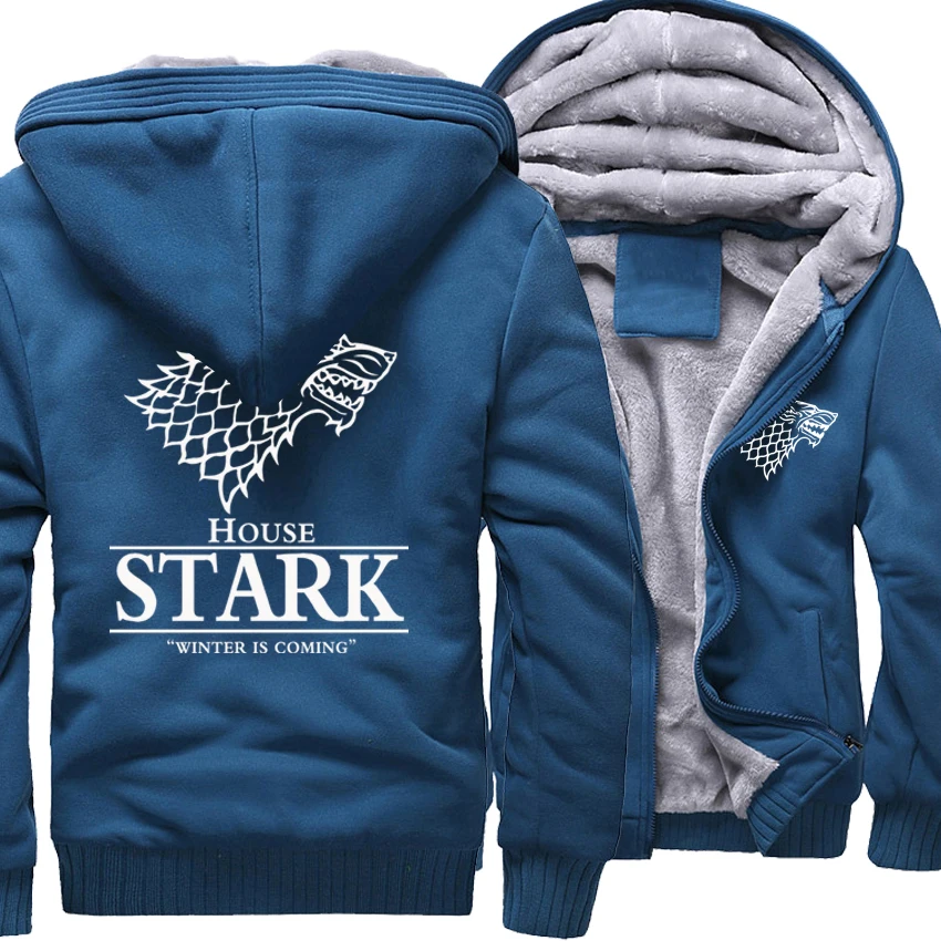 Fashion Streetwear Harajuku Men's Sportswear 2019 Spring Hoody House Stark The Song Of Fire And Ice Winter Is Coming Hoodies Men | Мужская