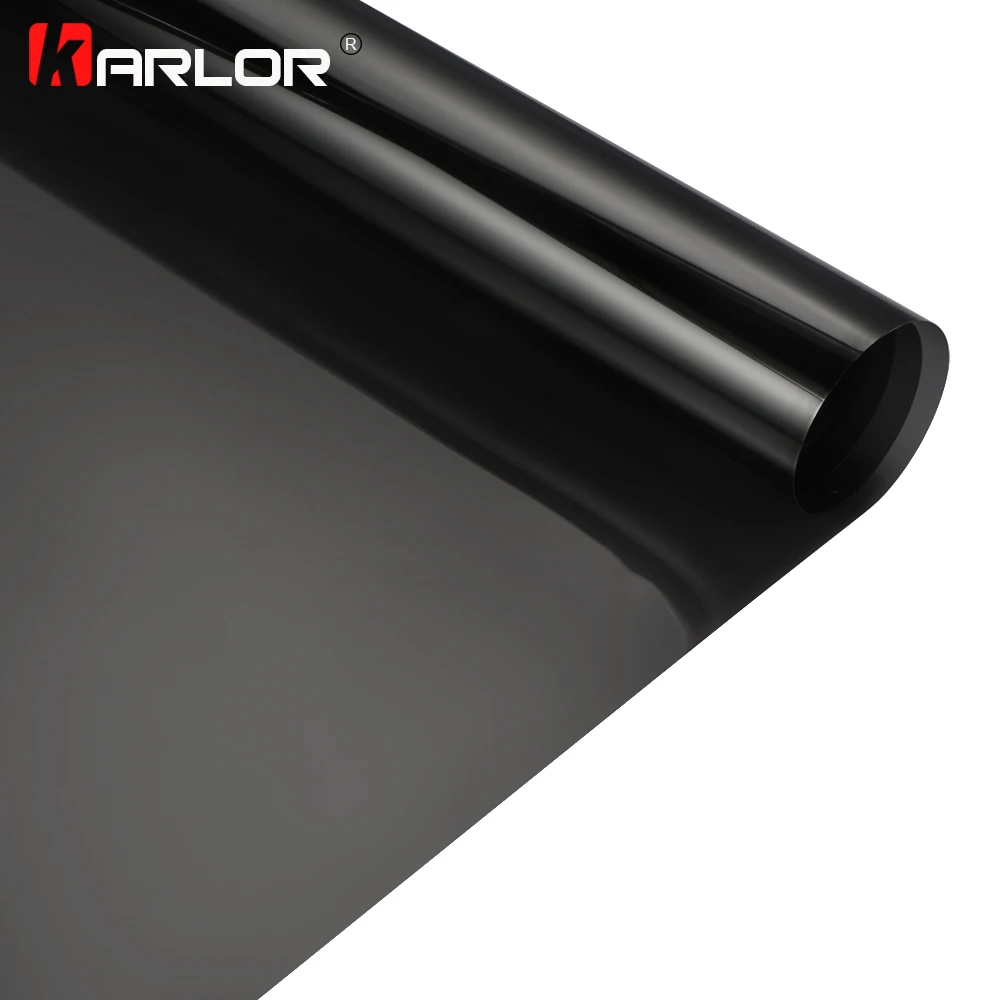 

50x 400cm Light Black Car Window Tint Film Glass VLT 20% 2PLY Car Auto House Commercial Decorative Film Privacy Window Tint