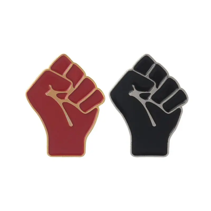 

Fist Badge Creative Fashion Unity Enamel Lapel Cute Clothes Denim Jeans Clothing Corsage Pins Jewelry Enamel Denim Lapel