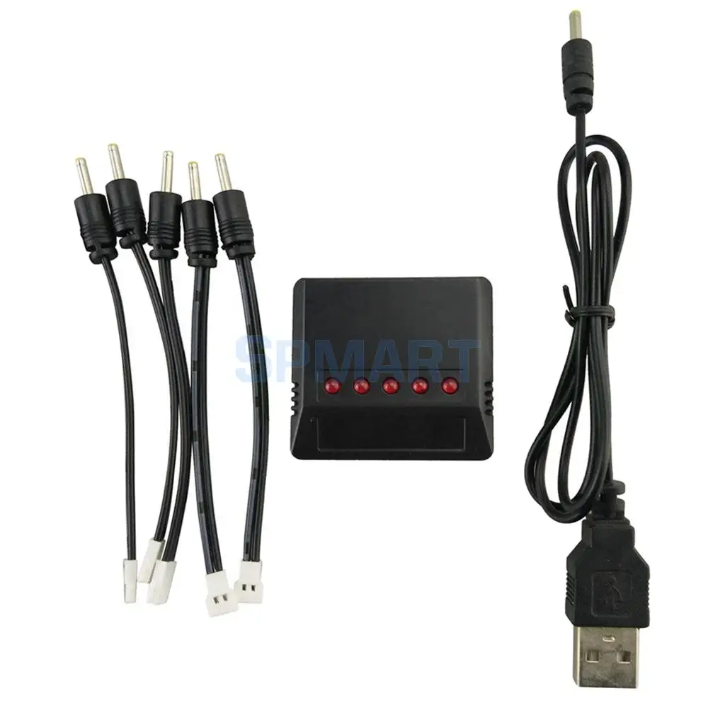5 in 1 Quadcopter Balanced Charger for JJRC H47 E56 RC Drone Power Supply | Игрушки и хобби