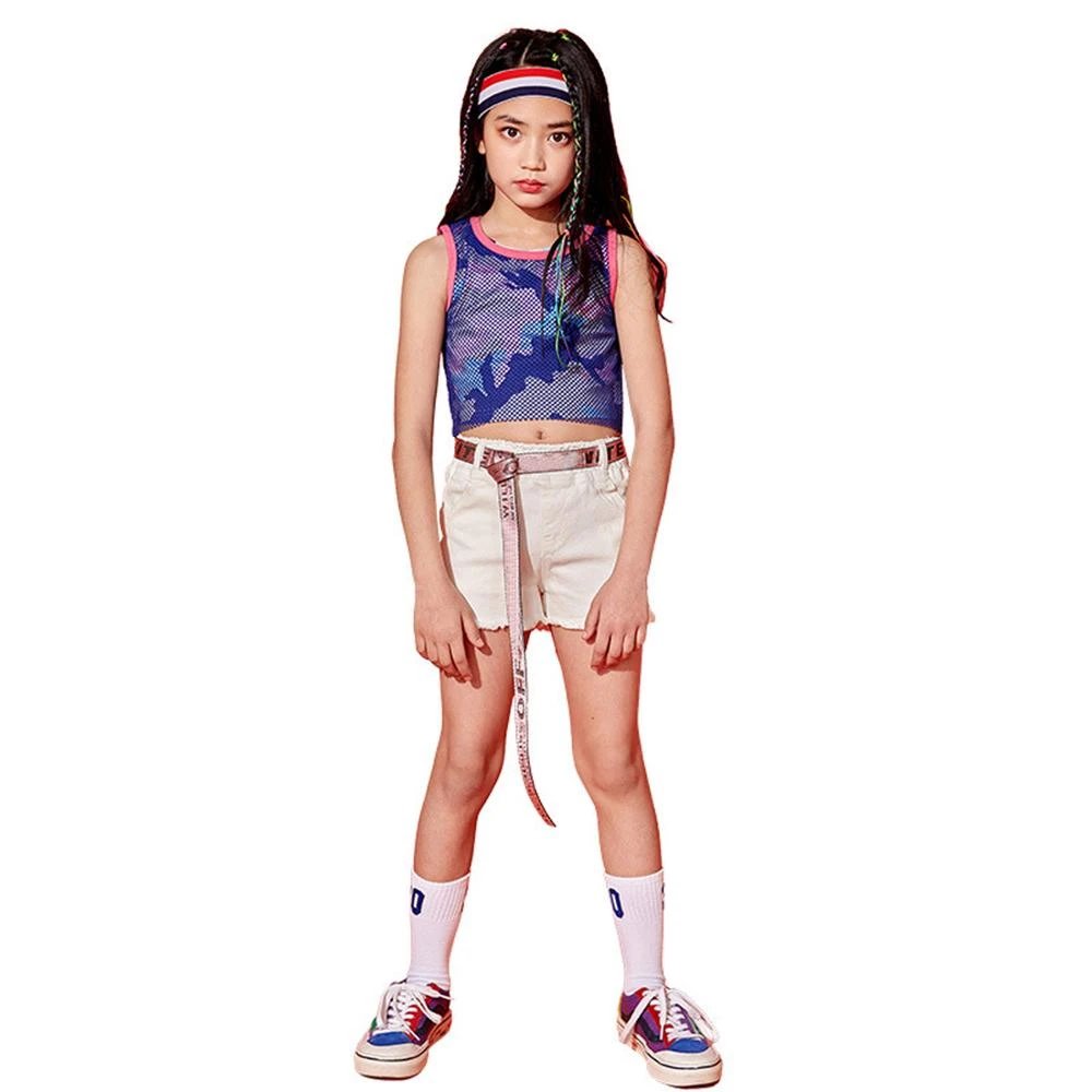 kids white jean shorts