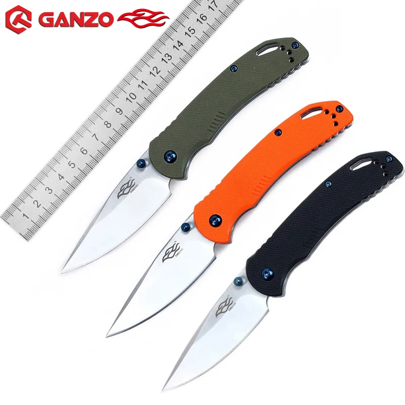 جنزو F753M1 فائدة سكين للفرد Stonewash 440C شفرة G11 مقبض الصيد بقاء التكتيكية العسكرية فايربيرد Multitool السكاكين