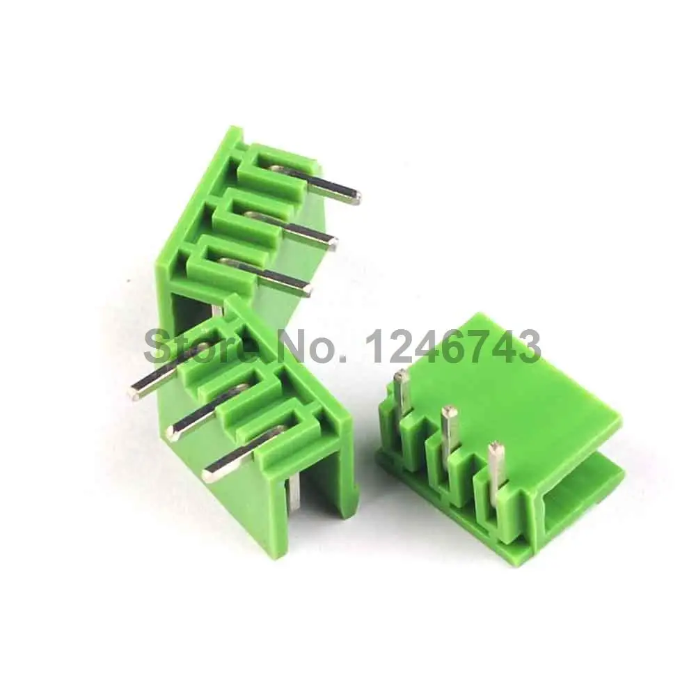 

100PCS 2EDG5.08-3P Bending Needle Terminal 5.08mm Spacing Plug Connectors Connectors