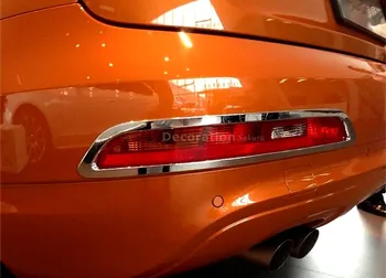 

For Audi Q3 2012 2013 2014 2015 Exterior ABS Chrome Rear Tail Fog Light Lamp Cover Trim 2pcs