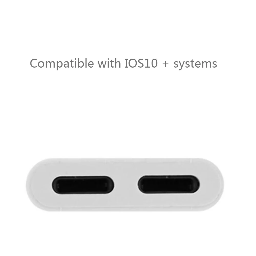 2 in 1 for Lightning Adapter For iPhone 7 Charging Adapter For iPhone 8 7 Plus 10 X Charger Splitter Headphone Adapter 2 in 1 for Lightning Adapter For iPhone 7 Charging Adapter For iPhone 8 7 Plus 10 X Charger Splitter Headphone Adapter