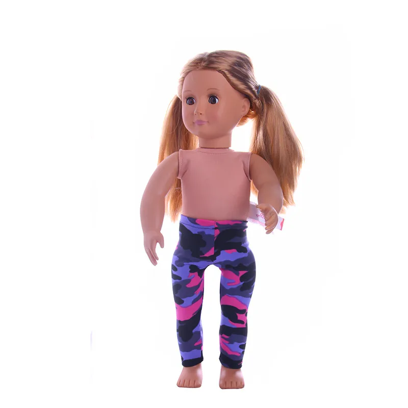 

New Style Baby Doll Clothes Accessories Tight Pants Fit 18 Inches American Doll Leggings