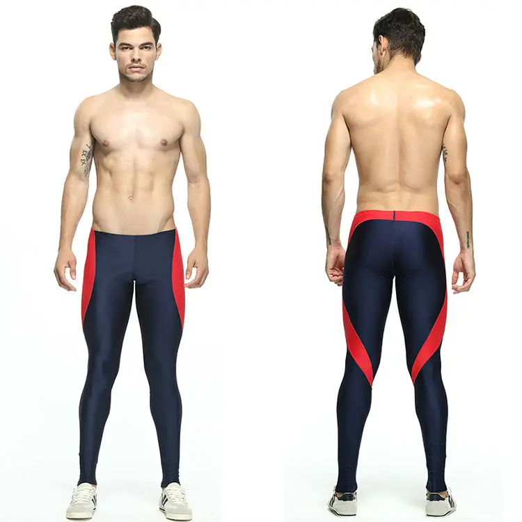 

Men's Patchwork Long Tight Pants Elastic Skinny Mallas Hombre Running Mens Compression Running Tights Vetement Running Homme