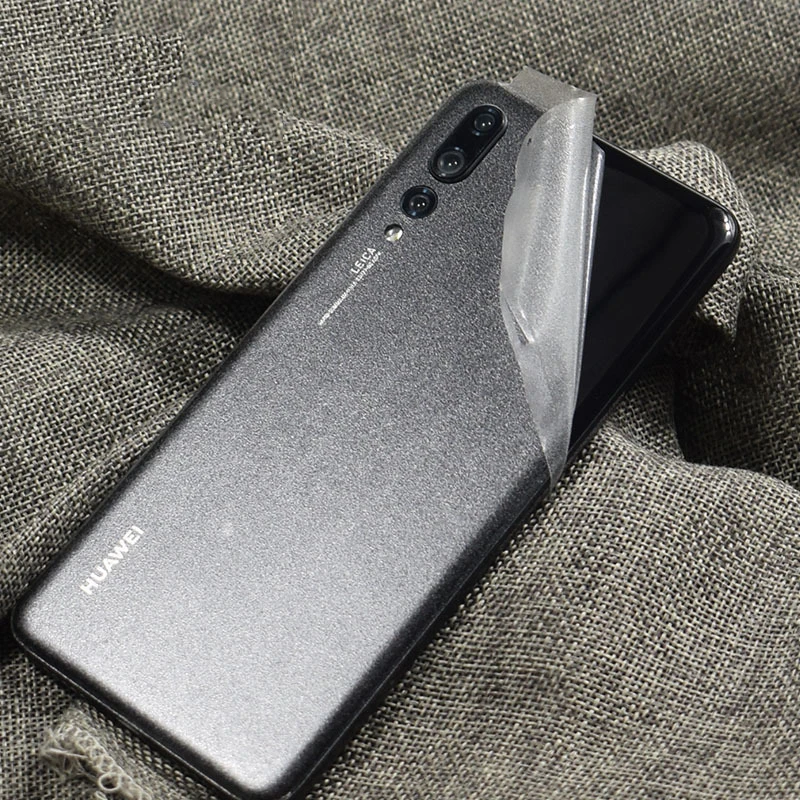 متعددة الحبوب شفافة الزخرفية لهواوي P20 برو لايت الهاتف المحمول P20 حامي P20PRO الخلفي فيلم ملصقات + هدية