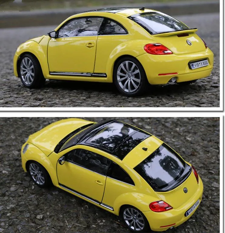 1:18 передовая игрушка из сплава, 2013 Volkswagen Новая коллекция Beetle Модель литья под давлением металлическая модель игрушечного автомобиля