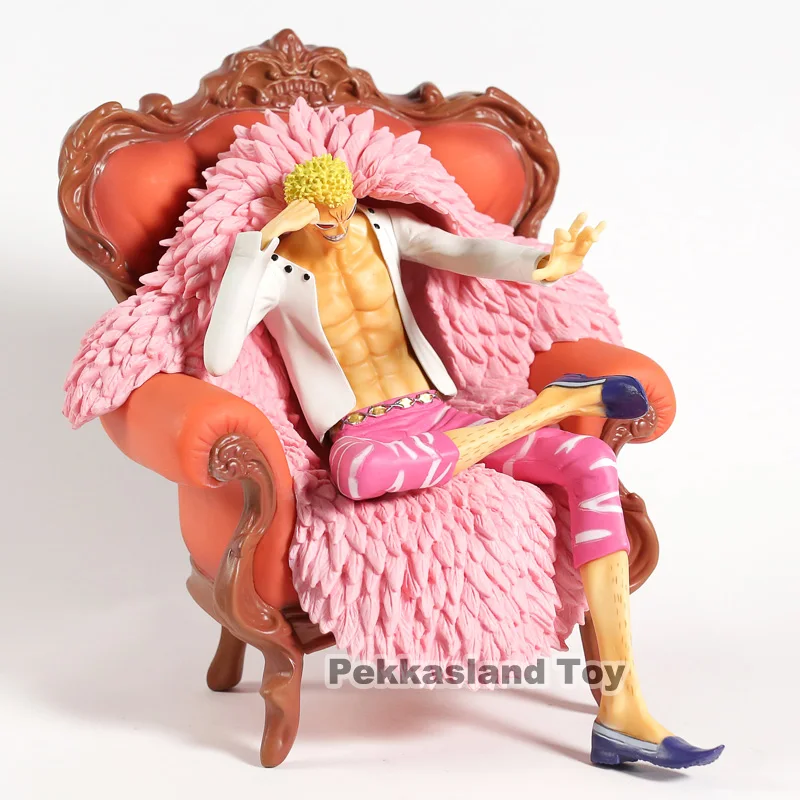 Одна деталь P.O.P DX Donquixote Doflamingo с диванной ПВХ фигурка Коллекционная модель игрушки