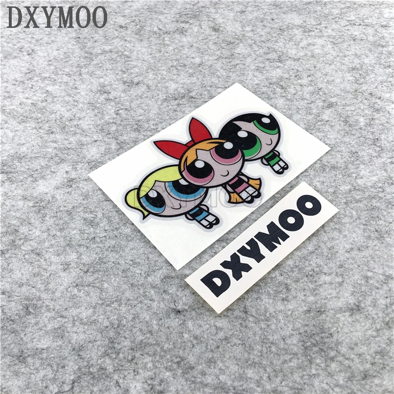 2pcs Cartooon Powerpuff Girls Aufkleber Decals Reflektierende Fur Auto Motor Bike Helm For Car Reflective Decaldecals For Cars Aliexpress