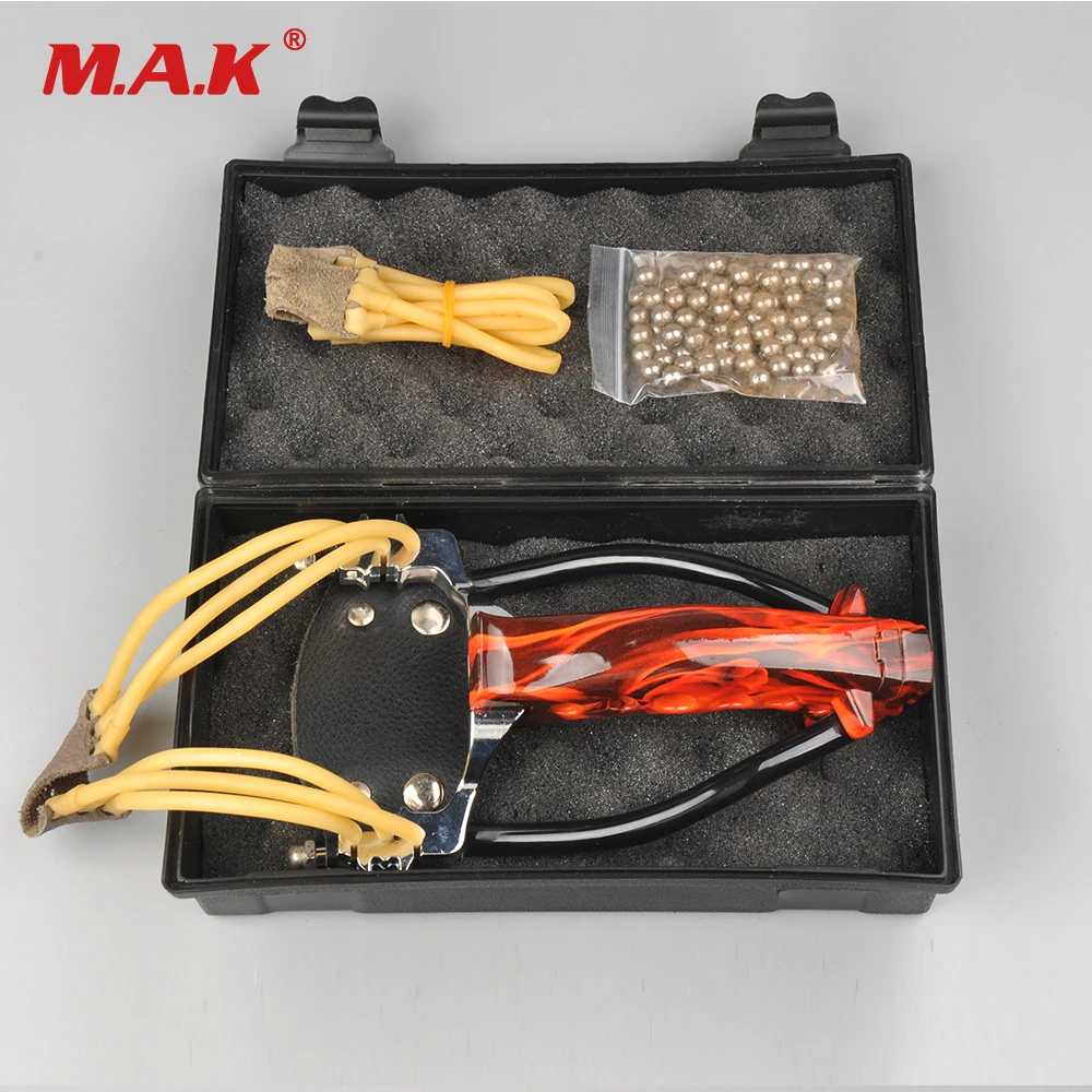 Slingshot for Hunting Fish Stainless Steel Alloy Flame Wolf King Toys