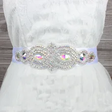 Разноцветное вечернее платье с кристаллами и бусинами, ленточка аксессуары, свадебные Ремни, пояс невесты, свадебные ленты Пояски