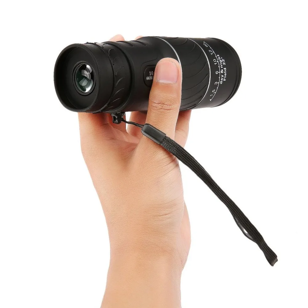 OUTAD Monocular 16x 30x Telescope Dual Focus Optical Monocular Good Vision in Low Light for Hunting Camping Sightseeing