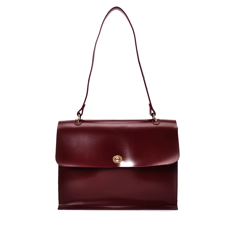 

1 Pcs Women Shoulder Bag Retro Solid Color for Mobile Phone Money Keys Business KA-BEST