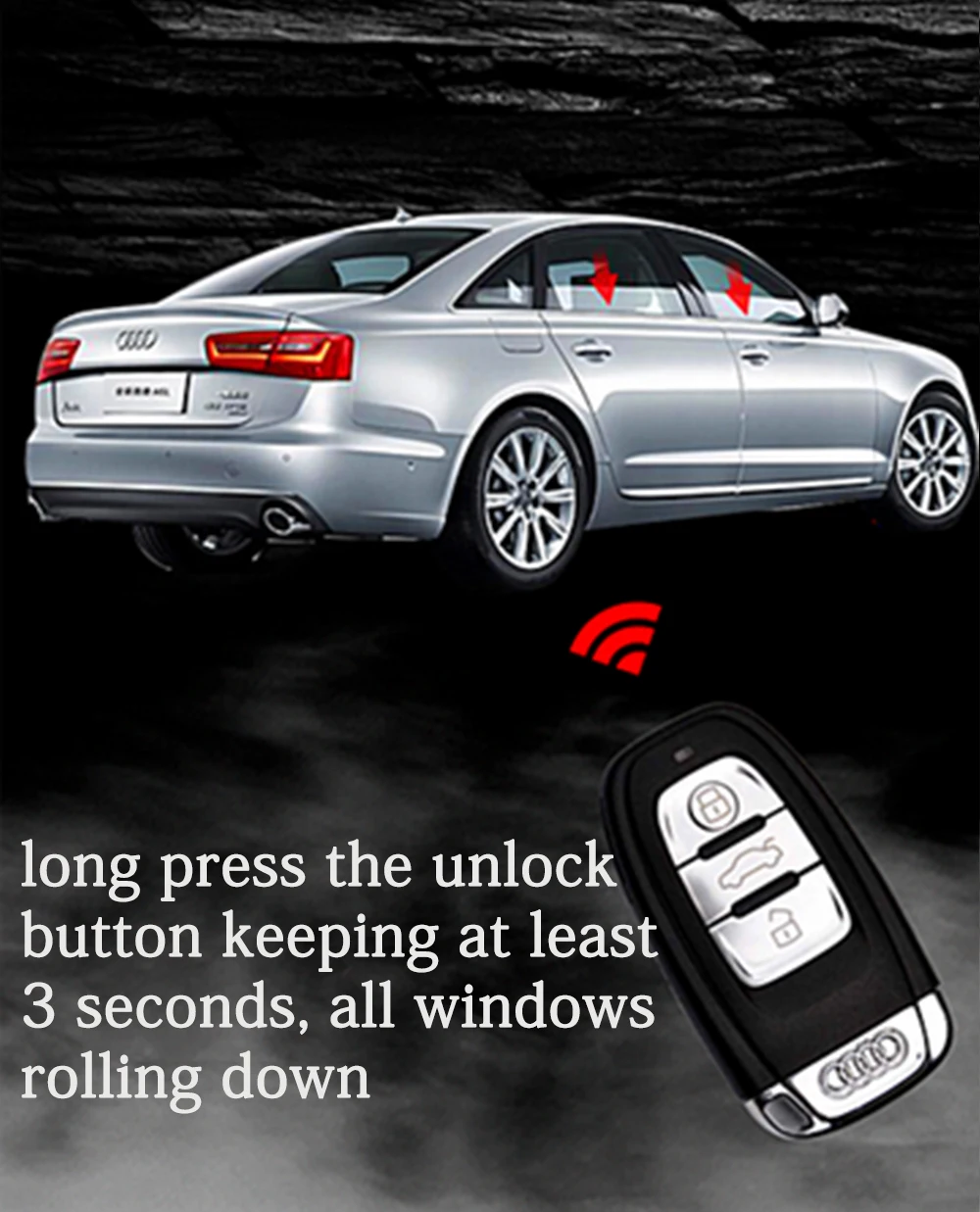 PLUSOBD автосигнализации Системы с удаленного запуска двигателя по мобильному телефону + ключ gps отслеживания для Audi A6 A4 Q5 без провода Cut