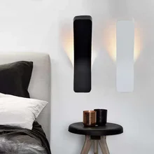4W LED Wall Light Applique Murale Luminaire Lampara Pared Sconces Stair Bedromm Mirror Bathroom Lights White Black Lamp