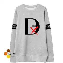 KPOP SHINee dxdxd обложки альбома печати Круглая горловина пуловер Толстовка для мужчин Женская мода SHINee толстовки спортивный костюм