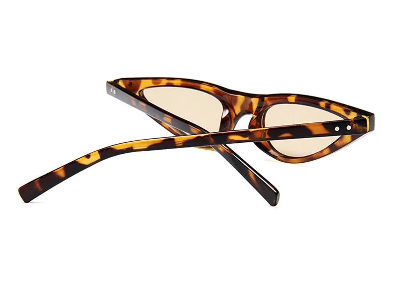 Женские солнцезащитные очки кошачий глаз 90 s, маленькие винтажные женские солнцезащитные очки Cateye, женские ретро очки, черные, красные треугольные очки, трендовые UV400