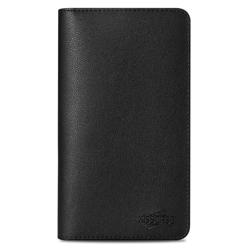 Чехол KISS в стиле ретро, кожаный кошелек, сумка для iphone 7, 7 plus, 6, 6 s, сумки для мобильных телефонов, чехол со слотом для карт, кошелек, чехол, чехол s - Цвет: Black