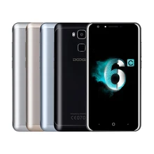 Doogee y6c lte отпечатков пальцев смартфон 5.5 дюймов hd 2 ГБ + 16 ГБ mtk6737 android6.0 dual sim quad core 8mp 3200 мАч wcdma gsm мобильный телефон