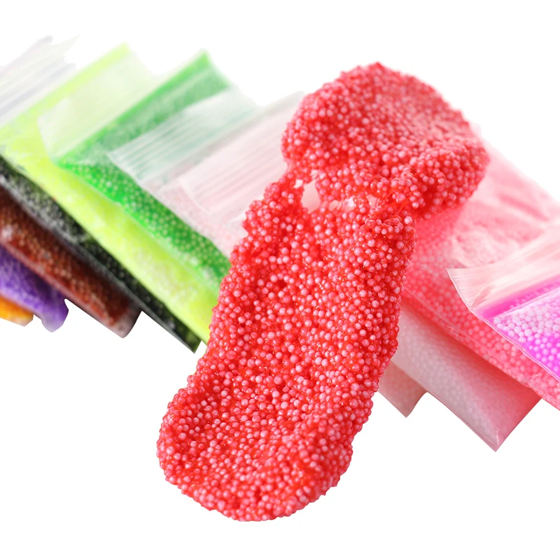 

2018 Foam Clay Excellent Colored Modeling slide lizun lysine Slyme Air Dry slime Plasticine Children's Gifts Playdough toys