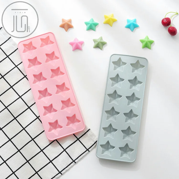 

12-hole five-pointed star chocolate silicone mold cake mold