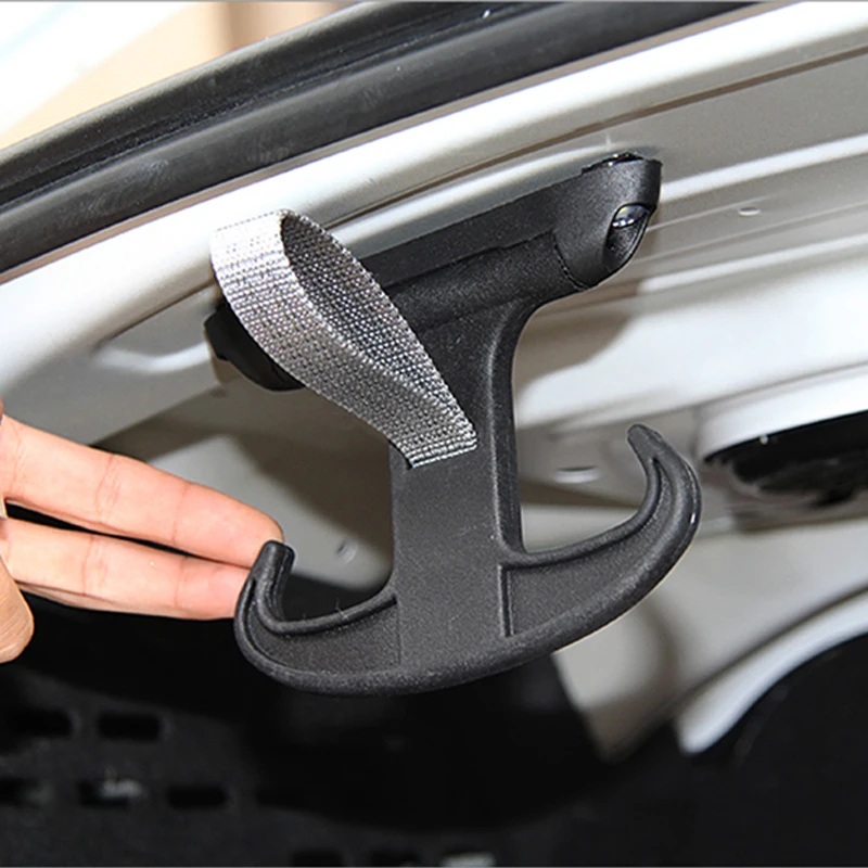 Car trunk hook Ox horn hook Luggage hook Auto parts black