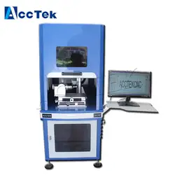 AccTek поставщики закрытый тип 20 Вт 30 Вт 50 Вт волоконно-лазерный машинка для металлической маркировки