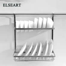 304 нержавеющая сталь двойная стойка для посуды сушилка кухонные стеллажи приема чаши и тарелок