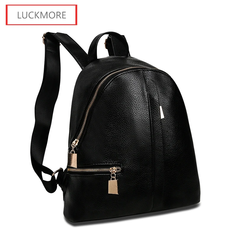 2016 Women Backpack Fashion Leather Shoulder Bags Colorful School Travel Bag for Teenager Girls Backpack Mochila Waterproof
