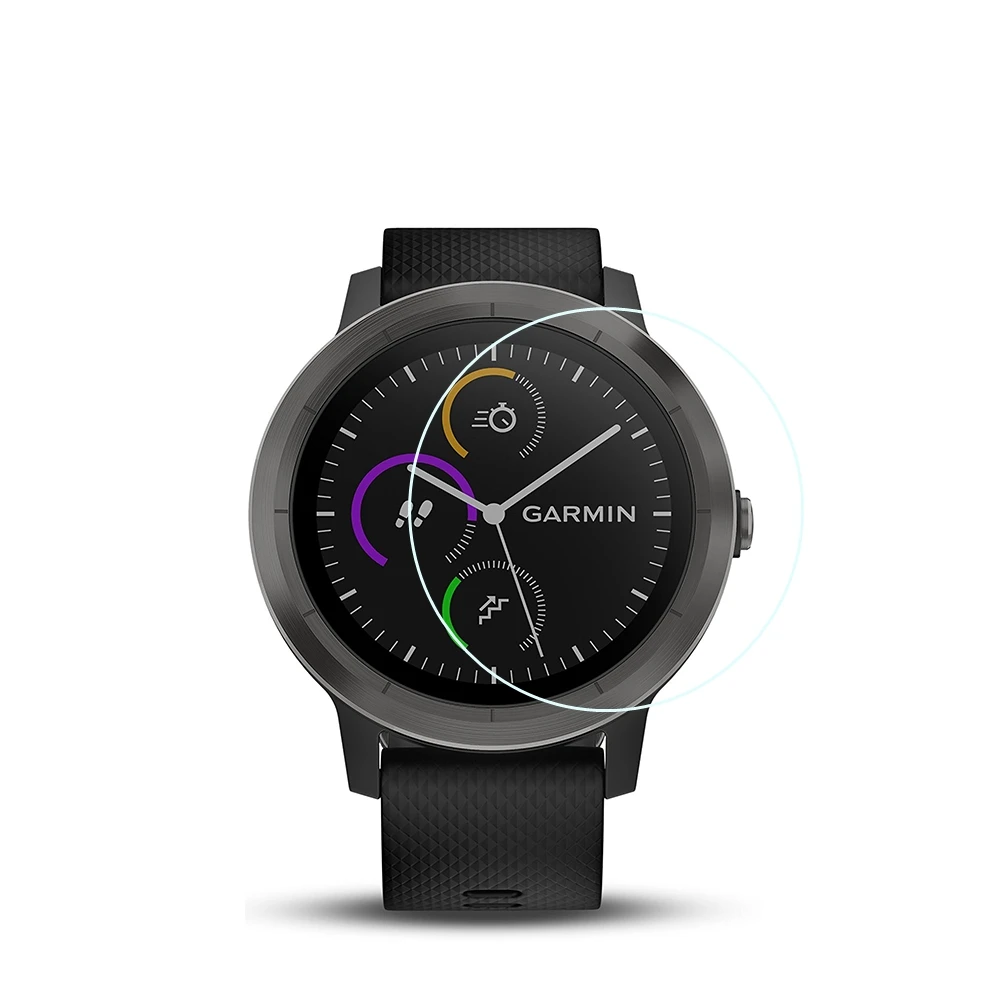 Стекло высокой четкости закаленная пленка для Garmin Vivoactive 3 Защитная пленка для часов 2.5D 9 H закаленное стекло против царапин защитная пленка для экрана