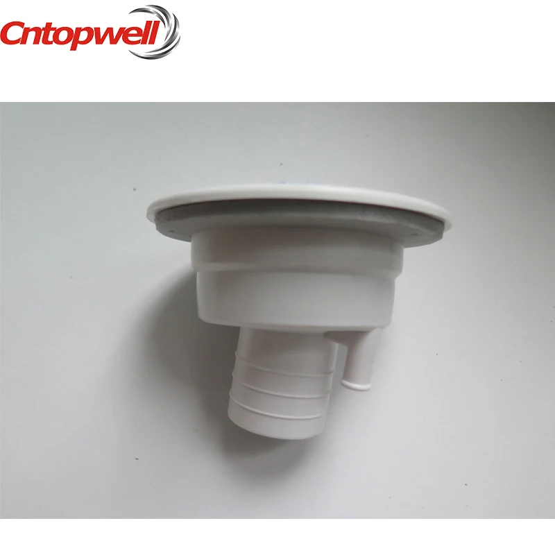 

White RV Round Plastic Gravity Fresh Water Fill Hatch Inlet Camper Trailer