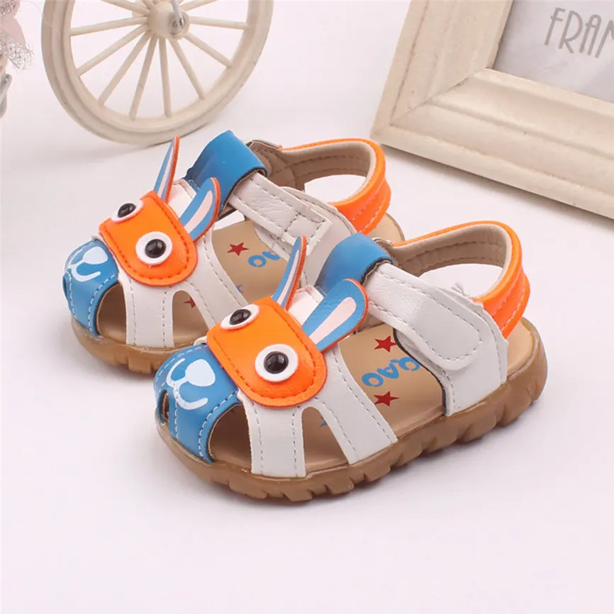 

Toddler Kids Baby Boys Summer Leather Shoes With Flashing Lights Cartoon Shoes For Party*Wedding Dropshipping 823