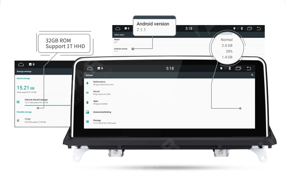Cheap Isudar Car Multimedia player 2 din android 7.1.1 Car DVD 10.25 Inch For BMW/X5/F15/E70/X6/E71 32GB Rom Quad Cores GPS Radio FM 8