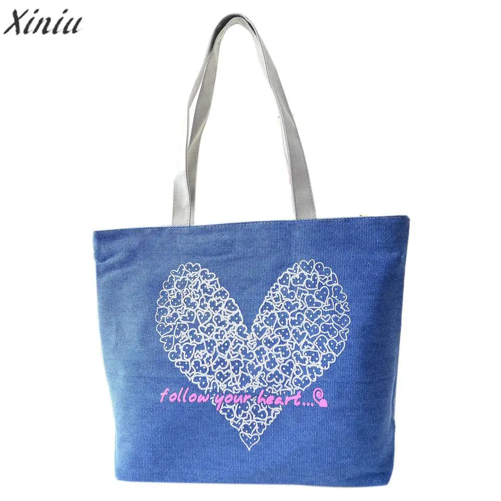 Модная женская сумка с милым принтом для девушек, женские холщовые сумки, сумка на плечо, повседневная Сумочка, Bolsas Feminina Sac A основной#5