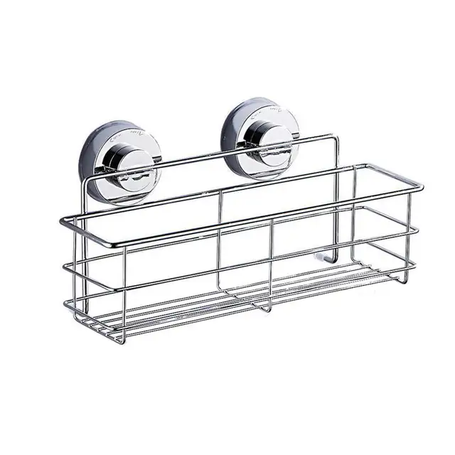 Hot Ing Food Grade 304 Stainless Steel Bath Shower Suction Hot Ing Food Grade 304 Stainless Steel Bath Shower Suction Basket Caddy Bathroom Storage Tidy Tool
